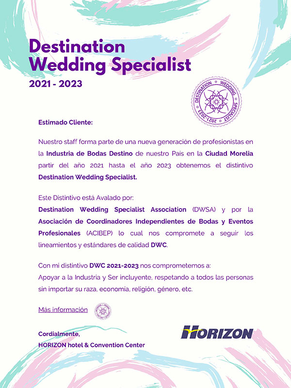 Destination Wedding- Specialist